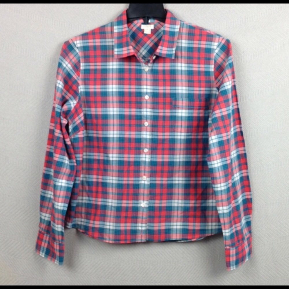 ❤️J. Crew - Plaid Button Down - XL